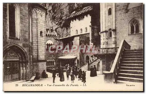 Rocamadour Cartes postales Vue d&#39ensemble du parvis