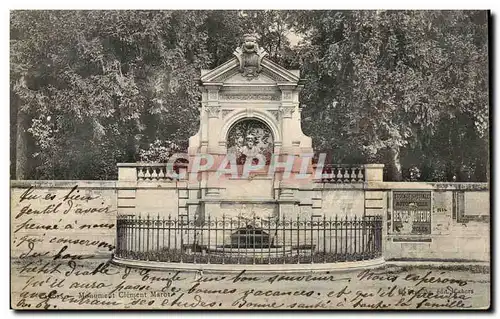 Cahors Cartes postales Monument Clement Marot
