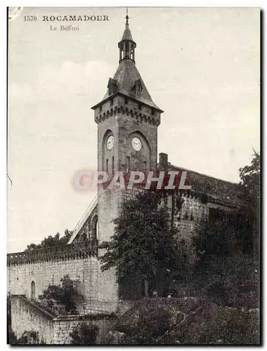 Rocamadour Ansichtskarte AK Le beffroi