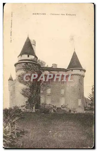 Mercues Cartes postales le chateau des eveques