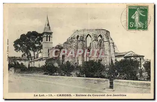 Cahors Cartes postales Ruines du couvent des Jacobins