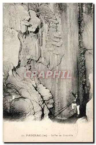 Padirac Cartes postales Le pas du crocodile