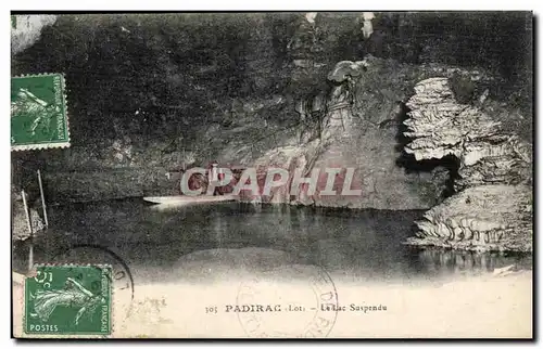 Padirac Cartes postales Le lac suspendu