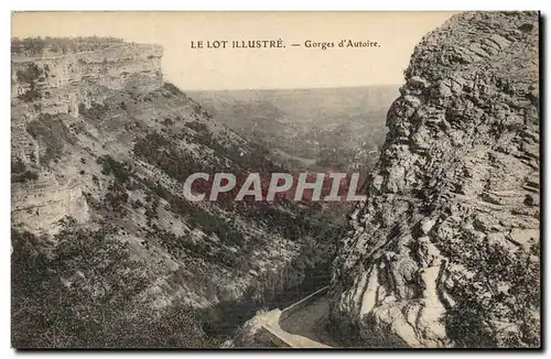 Le Lot Cartes postales Gorges d'Autoire