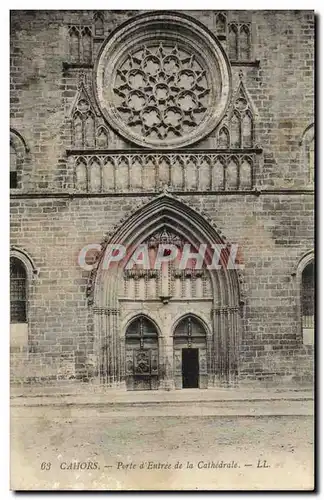 Cahors Cartes postales Porte d'entree de la cathedrale