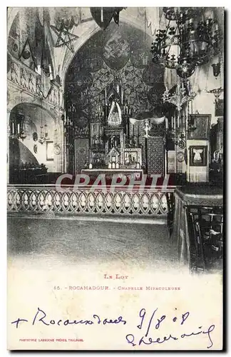 Rocamadour Cartes postales Chapelle miraculeuse