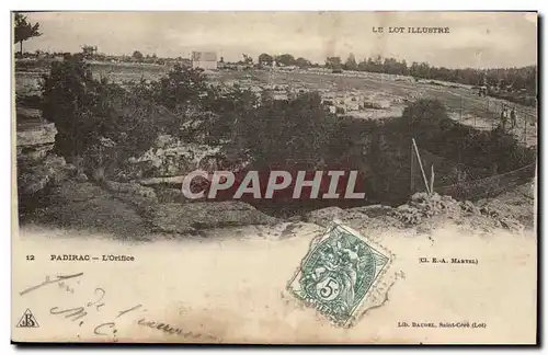 Padirac Cartes postales L'orifice