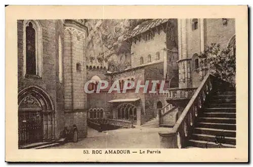 Rocamadour Cartes postales Le parvis