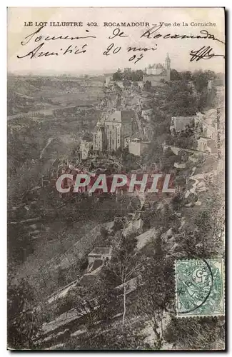 Rocamadour Cartes postales Vue de la corniche