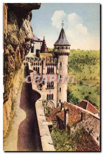 Rocamadour Cartes postales Le fort vue de la maison de Marie
