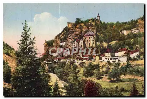 Rocamadour Cartes postales Le rocher