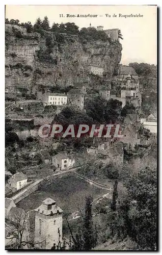 Rocamadour Ansichtskarte AK Vu de Roquefraiche