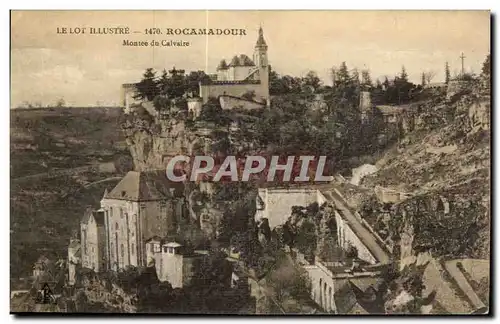 Rocamadour Cartes postales Montee du calvaire