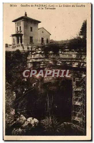 Gouffre de Padirac Ansichtskarte AK Le chalet du gouffre et la terrasse