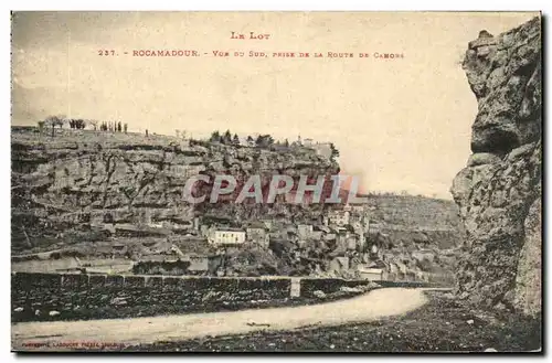 Rocamadour Cartes postales Vue du sud prise de la route de Cahors