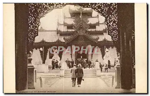 Grande Bretagne Great BRitain British Empire Exhibition 1924 Entrance to Burmese pavillon