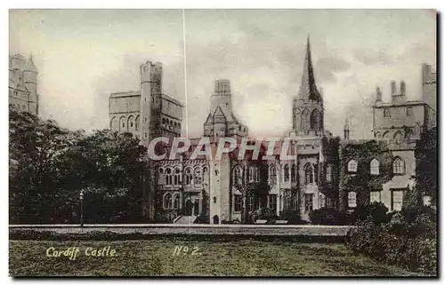 Grande Bretagne Great BRitain Cartes postales CArdiff castle