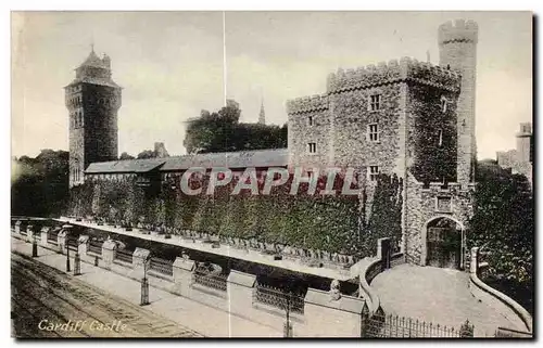 Grande Bretagne Great BRitain Ansichtskarte AK CArdiff castle