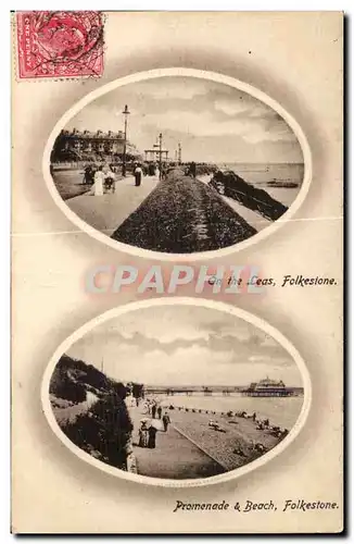 Grande Bretagne Great BRitain Cartes postales Folkestone