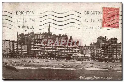 Grande Bretagne Great BRitain Ansichtskarte AK Brighton from the sea