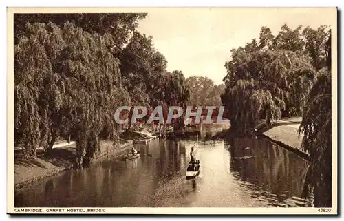 Grande Bretagne Great BRitain Cartes postales Cambridge Garret Hostel bridge