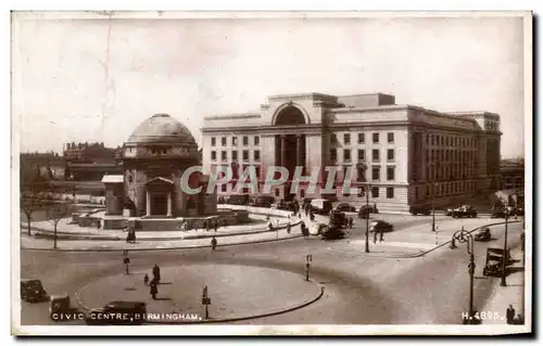 Grande Bretagne Great BRitain Ansichtskarte AK Civic centre Birmingham