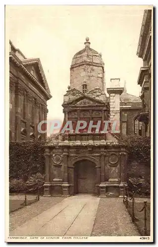 Grande Bretagne Great BRitain Ansichtskarte AK Gate of honor Caius college