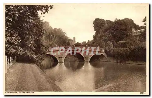 Grande Bretagne Great BRitain Ansichtskarte AK Clare bridge