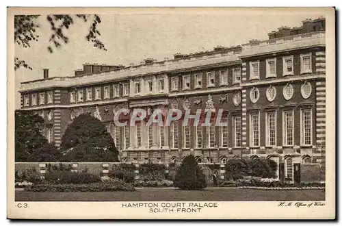 Grande Bretagne Great Britain Cartes postales Hampton court Palace South front