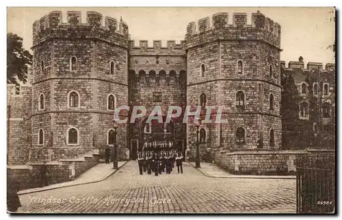 Grande Bretagne Great britain Ansichtskarte AK Windsor castle Herny VIII Castle