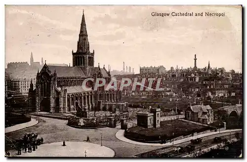 Grande Bretagne Cartes postales Glasgow cathedral and necropol