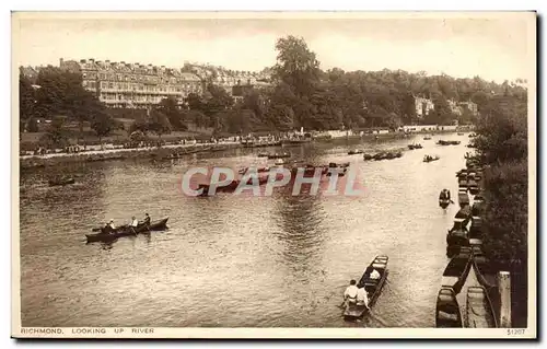 Grande Bretagne Cartes postales looking up river