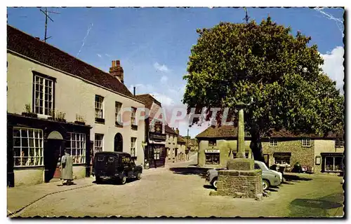 Grande Bretagne Ansichtskarte AK The market Cross Alfriston Sussex