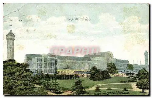 Grande Bretagne Cartes postales Chrystal Palace