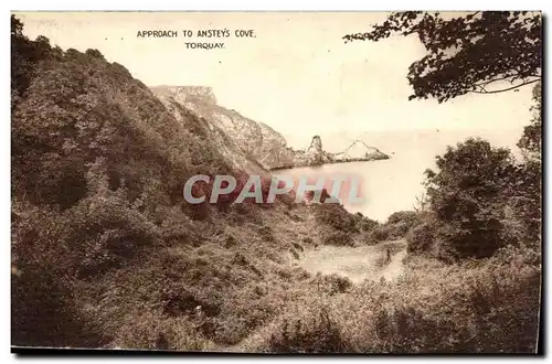 Great Britain Cartes postales Torquay Approach to Anstey&#39s Cove