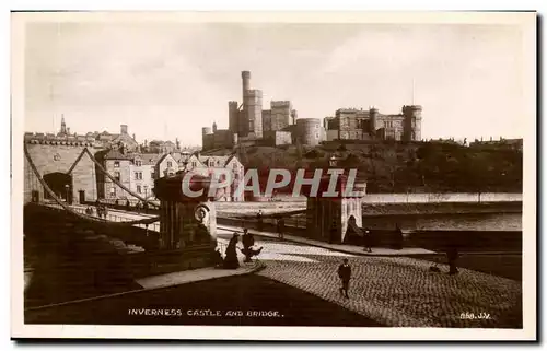 Great Britain Cartes postales Inverness castle and bridge