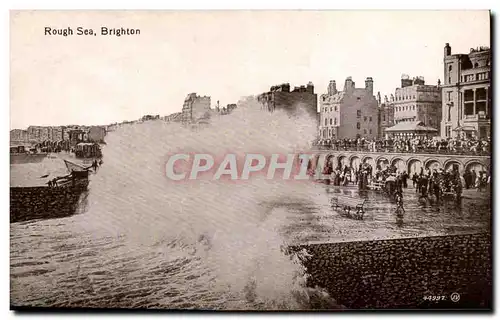 Great Britain Ansichtskarte AK Rough Sea Brigthon