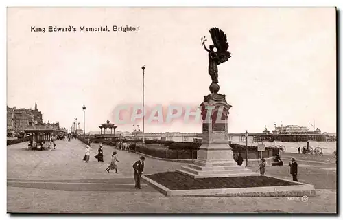 Great Britain Cartes postales King Edward&#39s memorial Brighton