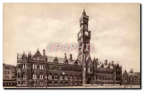 Great Britain Ansichtskarte AK Town hall Bradford