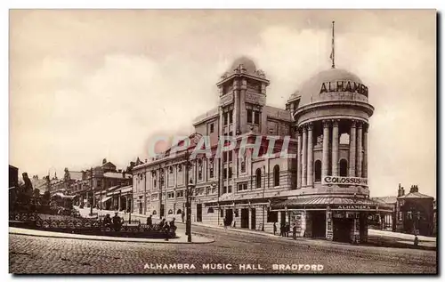 Great Britain Cartes postales Alhambra Music Hall Bradford