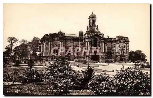 Great Britain Cartes postales Cartwright Memorial Hall Bradford