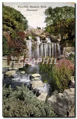 Great Britain Cartes postales Waterfall Madeira Walk Ramsgate