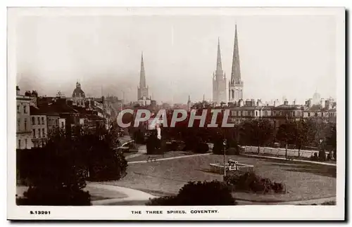 Grande Bretagne Great BRitain Cartes postales The three Spires Coventry