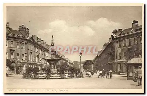 Grande Bretagne Great BRitain Ansichtskarte AK Great Pulteney Street Bath