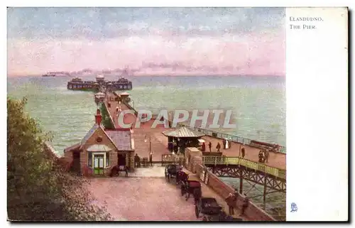 Grande Bretagne Great BRitain Cartes postales llandudno The pier