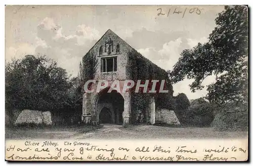 Grande Bretagne Grande Bretagne Ansichtskarte AK Cleeve Abbey The gateway