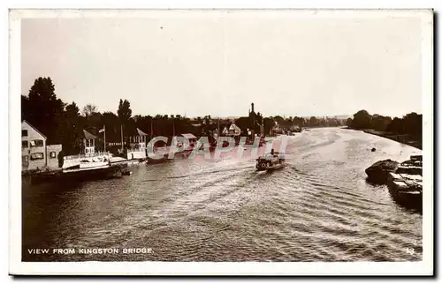 Grande Bretagne Great Britain View from Kingston Bridge Cartes postales