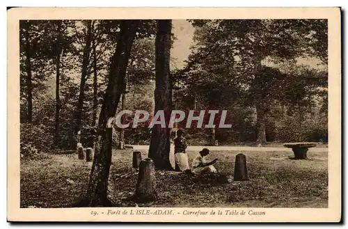 L'Isle Adam - Carrefour de la Table de Cassan - Cartes postales