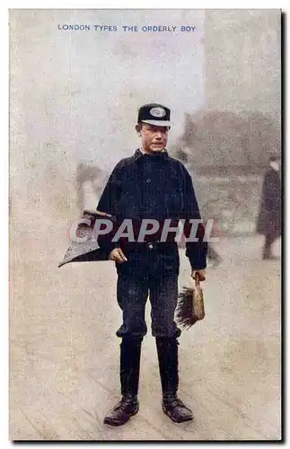Grande Bretagne Great Britain Ansichtskarte AK London type The olderly boy