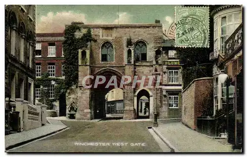 Grande Bretagne Great BRitain Cartes postales West gate Winchester